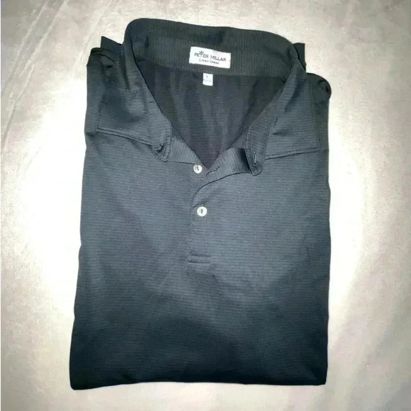 Mens Peter Millar Summer Comfort Drum Performance Jersey Polo Size Large - Picture 2 of 7